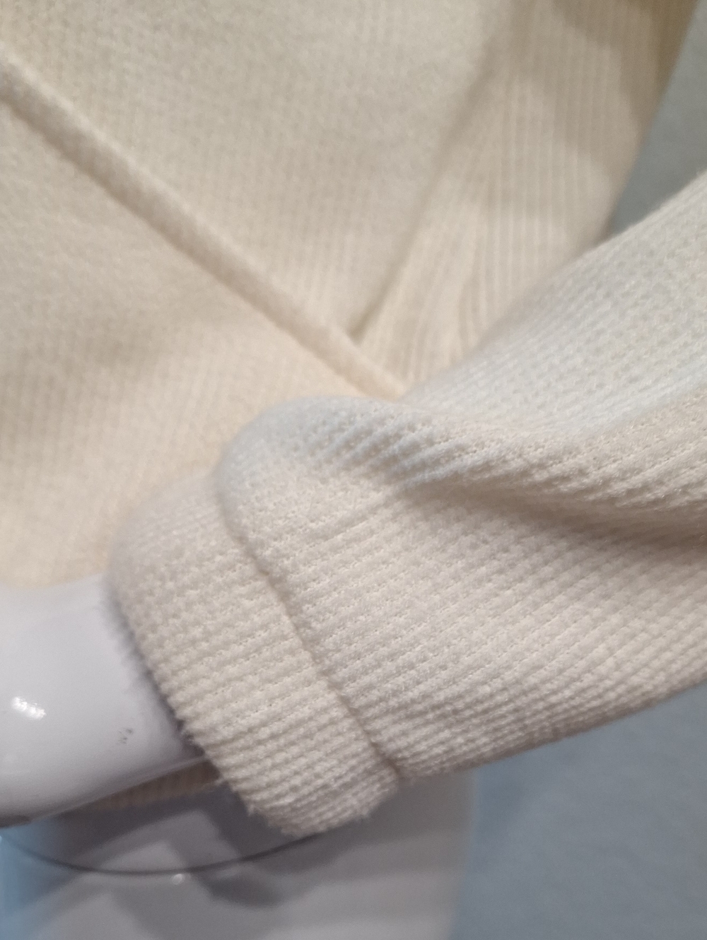 Madewell Cream Ribbed Top - Picture 12 of 12